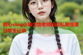 糖心vlog小猫生物老师精彩私房授课日常全记录
