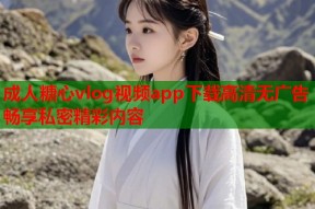成人糖心vlog视频app下载高清无广告畅享私密精彩内容