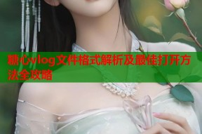 糖心vlog文件格式解析及最佳打开方法全攻略