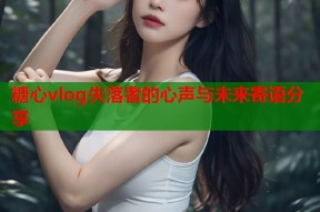 糖心vlog失落者的心声与未来寄语分享
