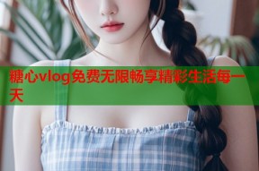 糖心vlog免费无限畅享精彩生活每一天
