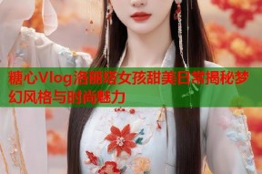 糖心Vlog洛丽塔女孩甜美日常揭秘梦幻风格与时尚魅力