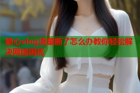 糖心vlog流量断了怎么办教你轻松解决网络困扰
