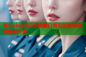 糖心vlog小巨的甜蜜日常与创意短视频精彩分享