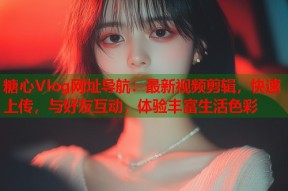 糖心Vlog网址导航：最新视频剪辑，快速上传，与好友互动，体验丰富生活色彩