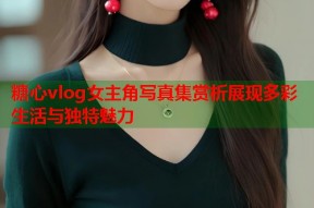 糖心vlog女主角写真集赏析展现多彩生活与独特魅力