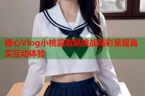 糖心Vlog小桃酱取精挑战精彩呈现真实互动体验