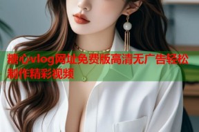 糖心vlog网址免费版高清无广告轻松制作精彩视频
