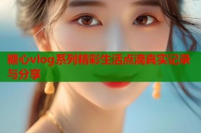 糖心vlog系列精彩生活点滴真实记录与分享