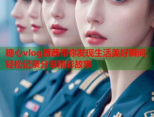 糖心vlog茜茜带你发现生活美好瞬间轻松记录分享精彩故事  第1张