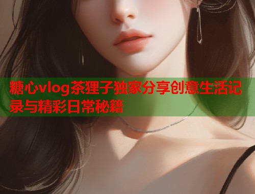 糖心vlog茶狸子独家分享创意生活记录与精彩日常秘籍  第1张