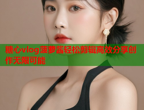 糖心vlog菠萝酱轻松剪辑高效分享创作无限可能  第1张