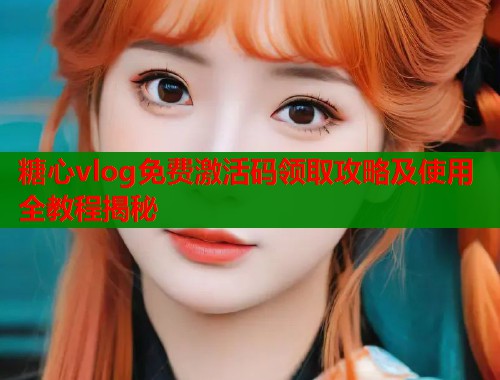 糖心vlog免费激活码领取攻略及使用全教程揭秘  第1张