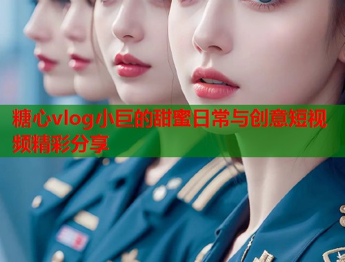 糖心vlog小巨的甜蜜日常与创意短视频精彩分享  第1张