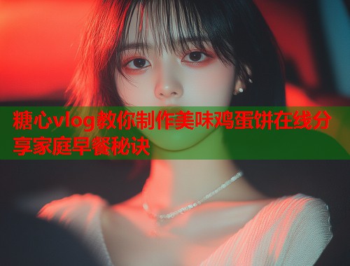 糖心vlog教你制作美味鸡蛋饼在线分享家庭早餐秘诀  第1张