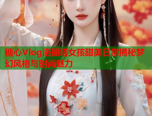 糖心Vlog洛丽塔女孩甜美日常揭秘梦幻风格与时尚魅力  第1张
