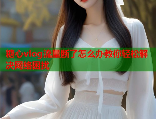 糖心vlog流量断了怎么办教你轻松解决网络困扰  第1张
